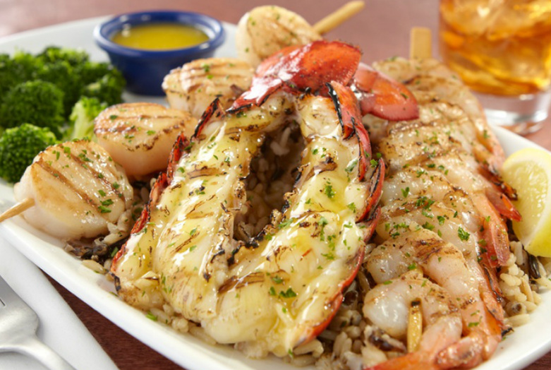 Red lobster seaport lobster and shrimp